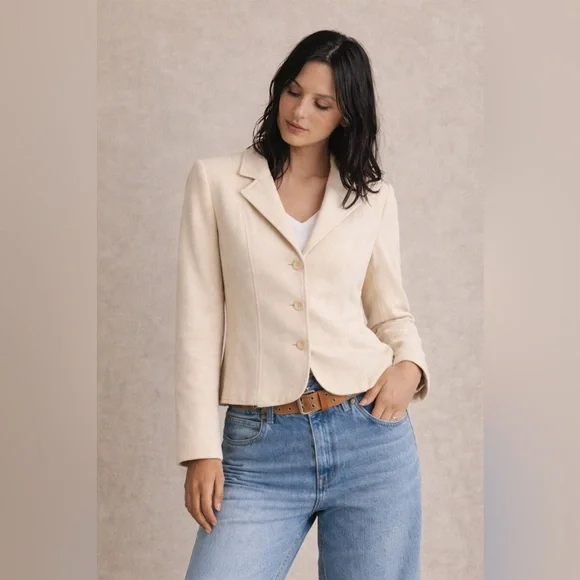 Louben Cashmere Blend Boxy Blazer - Picture 8 of 8